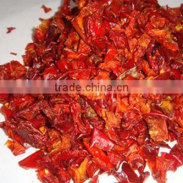 dried red bell peppers 9X9mm