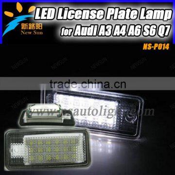 24SMD Canbus Led Car Lighting Led License Plate Lamp For AUDI A3 A4 A6 A8 Q7 Car Accessories License Plate Lamp