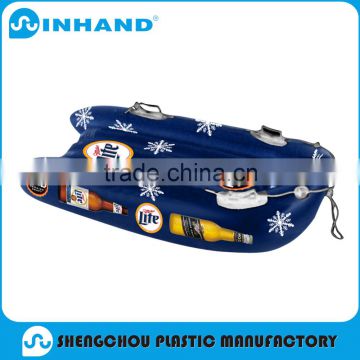 2016Promotional Top Quality Eco-friendly PVC Inflatable 2 Person Snow Tube