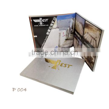 chrome paper stone samples portfolio/coated paper stone brochure designs in stone fair P004