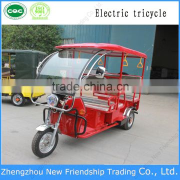 Passenger three wheel bike electrc rickshaw electric tricycle for india market