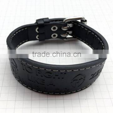 Newly designed genuine leather hot stamping bracelets are very popular in Europe and the United States