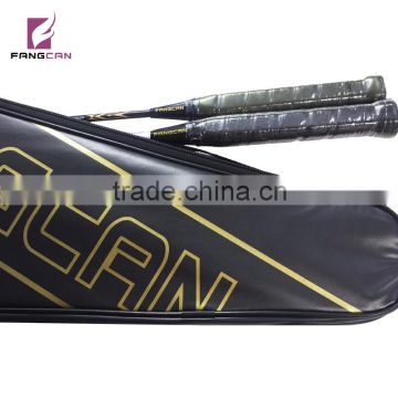 FANGCAN Badminton Leather Cover Oxford Racket Bag Cover