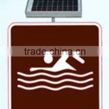 solar traffic sign(swimming)