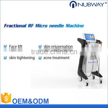 Nubway Beauty wrinkle removal micro needle fractional RF device/ anti aging machine Fractional RF