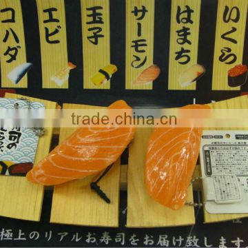 Realistic simulation sushi for drop ornament/keychain/promotional gift
