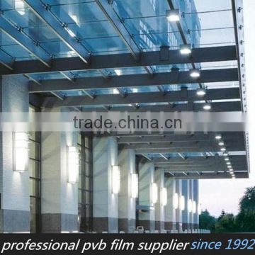 with bulletproof function professional PVB FILM supplier for sunroofs