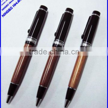 High quality 137mm length promotional wood pen