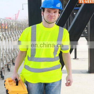 Hi Vis Road Clothes Traffic Unisex Emergency Reflective Safety Shirt