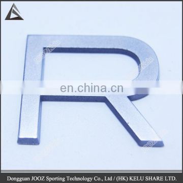 OEM customized metal rivet logo handbag metal letter label make metal logo
