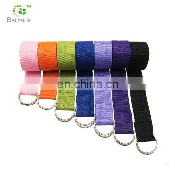 Natural Rubber Yoga Mat with Yoga Cotton Belt Strap