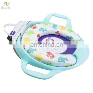 Kids Child Seat With Handle Toilet Seat Baby Potty Seat