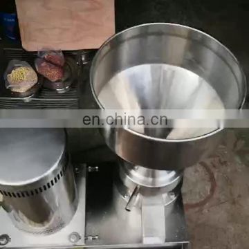 small mini soybean cashew peanut butter colloid mill making processing press machine peanut milk automatic