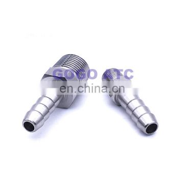 Quick coupler Pagoda joints ZG1/4'',O.D 8 mm female thread Hexagonal stainless pipes and fittings buttweld fittings