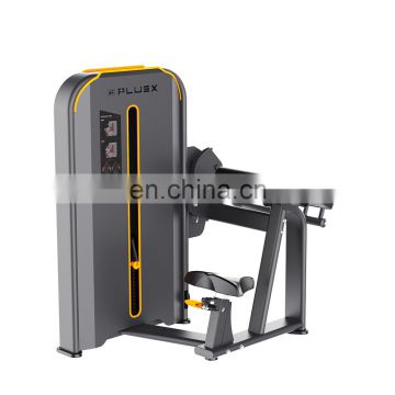 Commercial gym equipment seated biceps curl with 80kg adjusting weight stack