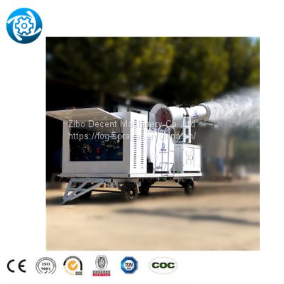 Dust Suppression Panel Rolling Machine Fog Cannon Evaporator Adjusted With Chassis Water Fog Cannon