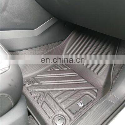 Seamless fit  waterproof 3D TPE car floor mat  supply for Ford EXPLORER