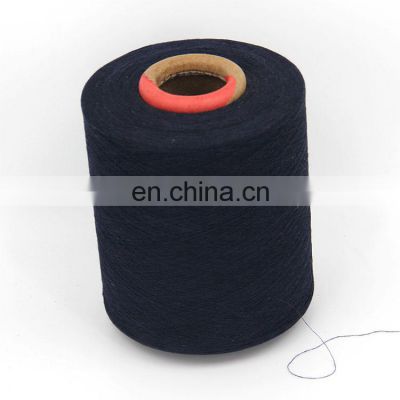 Recycled yarn Textile / knitting yarn moisture dry high quality spot stock 28s / 2 colored
