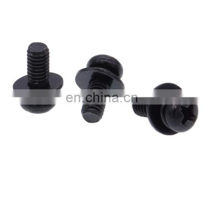 standard hex head M4*8 sems screw with two washers