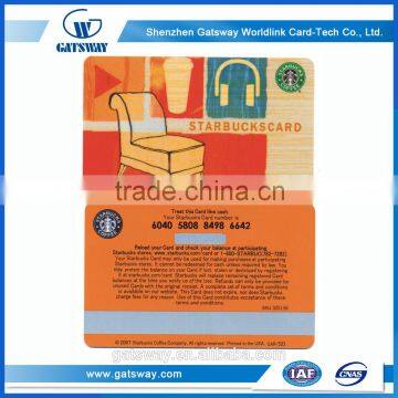 High Quality Magnetic Card With Chip Sample Plastic Hico/Loco Magnetic Card
