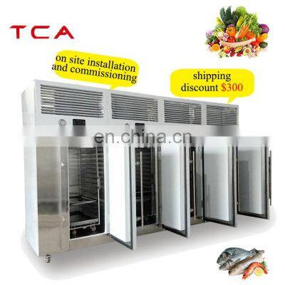 Industrial shock fast quick freezing IQF plate blast freezer machine