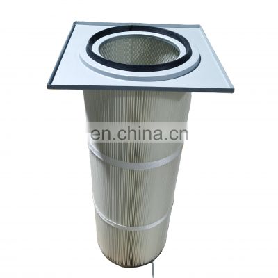 High quality square polyester cloth air filter
