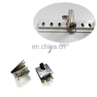 High Quality OEM  Stainless Steel Stamping Parts Refrigeration Metal Steel Shelf Clip