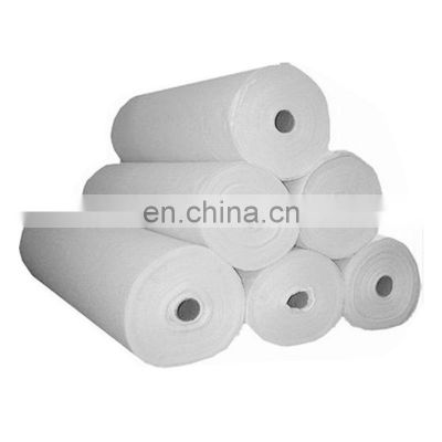 High strength 40gsm polyester non woven geotextile fabric for road