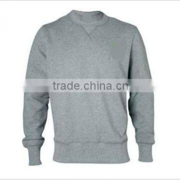 Custom Plain Pullover Cotton Fleece Sweatshirt for Men