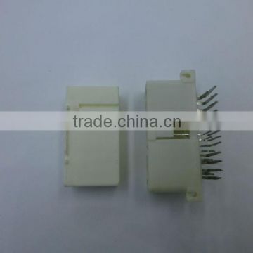 24 ways composite contact terminal PCB male and female horizontal mounted