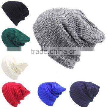 women ladies winter hat hip hop casual knitted hat cap hats for women men girls boys cotton turban 2016 new Sports street style
