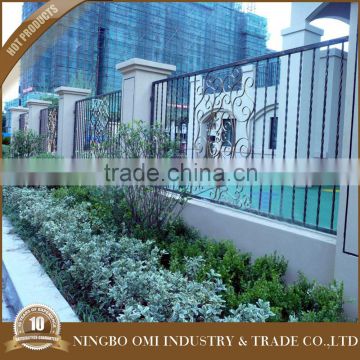 On-time delivery wrought iron handrails for staircase indoor/outdoor stair railings balcony steel hand balustrades