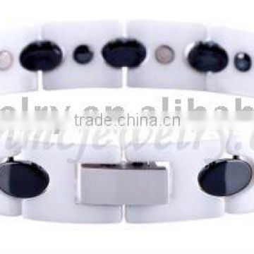 Hi-tech Ceramic bracelet,Ceramic magnetic bracelet,Ceramic healthy bracelet,Ceramic jewelry