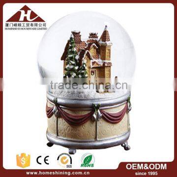 best quality custom village water globe christmas