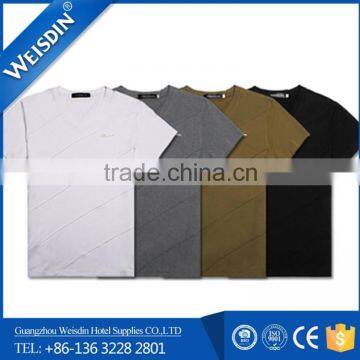 plain dyed 5 star cotton cheap bulk tee shirts sales