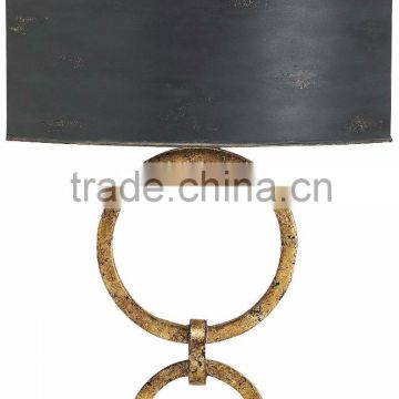 1031-9 double ring gold leaf 27" High French Wall Sconce perfect for an elegant dining room or bedroom                        
                                                Quality Choice