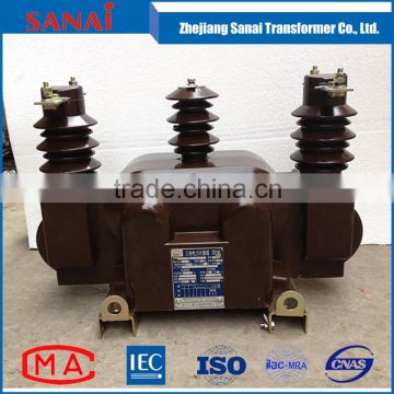 Junction box high voltage current and voltage transformer