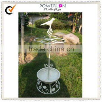 Metal Wrough Iron Bird Feeder