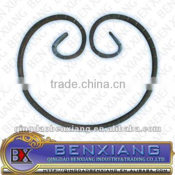 2012 Shangdong BX ornamental wrought iron scroll/ decoration of gate grill and fence