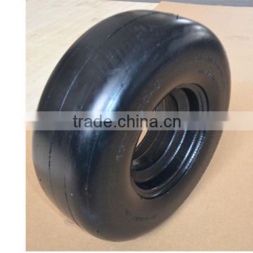 13 x5.00-6 flat free caster rubber tire with smooth tread for zero turn radius commercial mowers