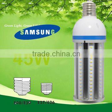 High quality 80CRI brightness 120v 220v 45w led corn light e27