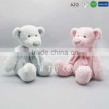 New Product EN71 Standard Pink and Blue Bear Baby Toys with LOGO