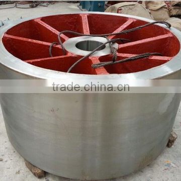 Carbon steel forging supporting roller rotary for cement factory