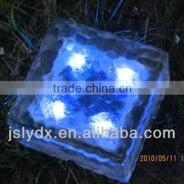 Led solar ice brick light solar paver light CE RoHS approved