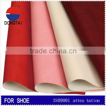 DONGTAI synthetic laether for shoes made in china