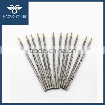 Metal pipe silver refill pen,Silver Pens for Leather Industry