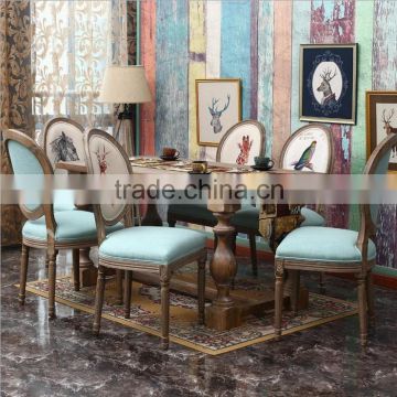 Retro furniture luxury dining room set