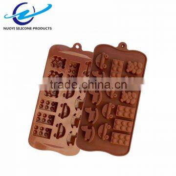 15 Holes Silicone Chocolate Mould For Car Shape