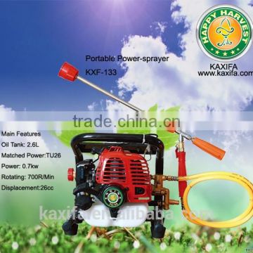 agriculture portable power sprayer, two stroke engine sprayer KXF-133
