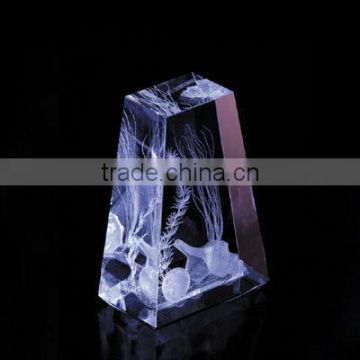 2016 Enchanting Crystal 3D Laser Gift For Souvenir